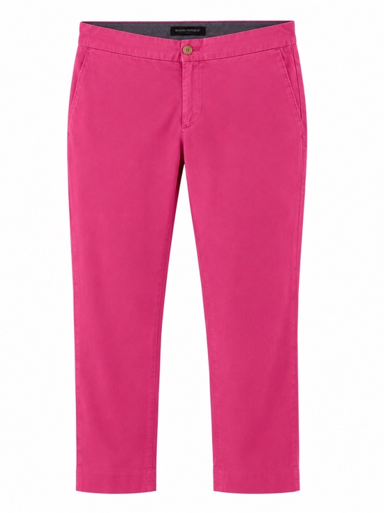 Banana Republic Pants - Banana Republic Womens Hampton Fit Pink Cotton/Spandex Pants Size 6